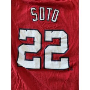 Washington Nationals | Soto #22 Graphic Tee | Red | Youth Size L (14–16)
